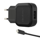 Qoltec Charger 12W | 5V | 2.4A | USB + USB type C (1)