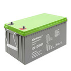 Qoltec Deep Cycle Gel battery | 12V | 200Ah (1)