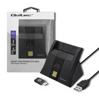Qoltec Smart chip ID card scanner|USB 2.0|Plug&Play (1)