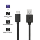 Qoltec Cable USB 3.1 type C male | USB 2.0 A male | 1m (3)
