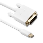 Qoltec USB 3.1 typ C male/ DVI male cable | 4K | Alternate mode | 1m (1)