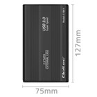 Qoltec External Hard Drive Case HDD/SSD 2.5'' SATA3 | USB 3.0 | Black (7)