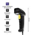 Qoltec Laser scanner 1D | USB | Black (11)