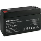 Qoltec AGM battery | 6V | 1.3Ah | max 19.5A (1)