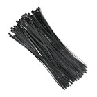 Qoltec Reusable Self-locking cable tie | 7.2*350 mm | Nylon UV | Black (5)