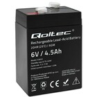 Qoltec AGM battery | 6V | 4.5Ah | max. 67.5A (1)