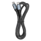 Qoltec USB 2.0 type C Cable | USB 2.0 type C 100W | QC 3.0 | PD | 1.5m | Black (9)