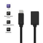 Qoltec Cable USB 3.1 type C MALE | USB 2.0 type A female | 0.25m (3)
