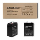 Qoltec AGM battery | 6V | 4.5Ah | max. 67.5A (6)