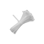 Qoltec Reusable Self-locking cable tie | 7.2*300 mm | Nylon UV | White (2)