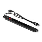 Qoltec Power strip for RACK cabinets | 1U | 16A | PDU | 6xFRENCH | 2m (3)