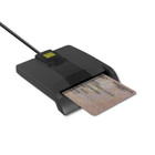 Qoltec Intelligent Smart ID chip card reader SCR-0634 | USB Type C (5)
