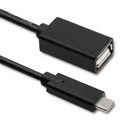 Qoltec Cable USB 3.1 type C MALE | USB 2.0 type A female | 0.25m (1)
