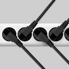 Qoltec Power strip | 5 sockets | 1.8m | White-grey (6)