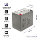 Qoltec AGM battery | 12V | 55Ah | max. 825A (4)