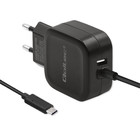 Qoltec Charger 17W | 5V | 3.4A | USB + USB type C (1)