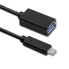 Qoltec Cable USB 3.1 type C male | USB 3.0 A female | 0.5m (1)