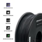 Qoltec Professional filament for 3D print | PLA PRO | 1 kg | 1.75 mm | Black (4)