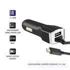 Qoltec Ładowarka samochodowa 12-24V | 17W | 5V | 3.4A | USB + kabel Micro USB (3)
