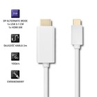 Qoltec Displayport Alternate mode | USB 3.1 type C male | HDMI A male | 4K | 2m (3)