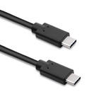 Qoltec Kabel USB 3.1 typ C męski | USB 3.1 typ C męski | 3m | Czarny (3)