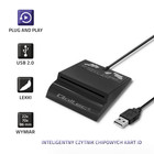 Qoltec Inteligentny czytnik chipowych kart ID SCR-0636 | USB typu C (4)